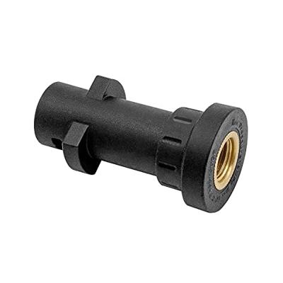 DERASL Adaptador de latón 1/4 y Conector de Pistola de Espuma de plástico, el Adaptador de Pistola de Espuma es Adecuado para la hidrolimpiadora de Al