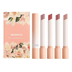 Ruipunuosi Maquillaje Kit de lápiz labial mate, acabado Matte Lipstick Smooth Application, 4 PCS Set características