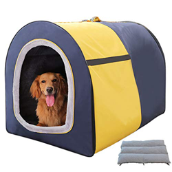 LTLJX Cama para Mascotas, Grande Perro Nido Perrito Cueva Casa Invierno Mantener Caliente Lavable Perrera Interior Estera Desmontable Perrera,B,XL92*6 precio