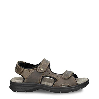 PANAMA JACK Sandalias de Hombre Salton C17 Napa Grass Kaki/Kakhi 42 EU