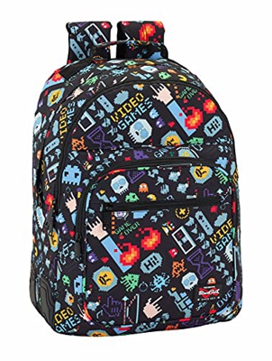 Safta Mochila Escolar Blackfit8 "Bit" Oficial 320x150x420mm
