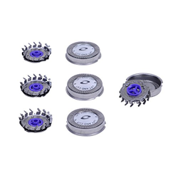 3 x Cabezales de Repuesto para Afeitadoras Eléctricas Hoja de Afeitar para Philips HQ4+ HQ55 HQ40 HQ851 HQ912 HQ46 precio