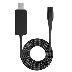 Cable cargador de 15 V para afeitadora Shaver, cable de alimentación USB para HQ8505 Razor Chargers, Norelco 9700, 9300, 8900, 6100, 5700, 5550, 3000, características