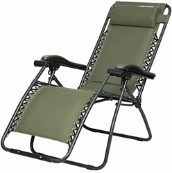 Capture Tumbona plegable de lujo Relax RZ-1 con respaldo ajustable, reposabrazos de lujo, material acolchado estirado, cojín extraíble. características