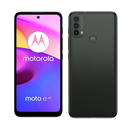 Motorola Moto e40 (Pantalla 6.5" MAX Vision HD+, cámara Triple 48MP, procesador Octa Core, batería 5000 mAH, Dual SIM, 4/64GB, Android 11), Gris [Vers características