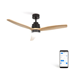 CREATE IKOHS WINDSTYLANCE DC - Ventilador de Techo Wifi, con Mando a Distancia, 3 Aspas, Potencia de 40W, Ultrasilencioso, 132 cm de Diametro, 6 Veloc características