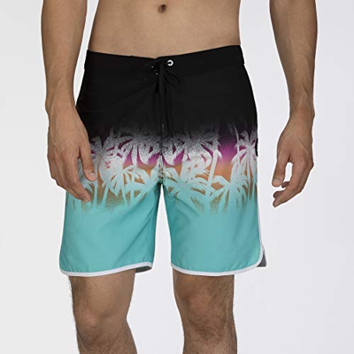 Hurley M La Playa 18' Bañador, Hombre, Black, 32