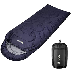 Saco de Dormir 3 a 4 Estaciones, Anbte Manta Saco de Dormir de Invierno Impermeable 230*84 cm en 5 ℃ a 15 ℃ Relleno de Algodón 100% Rociado para Adult características