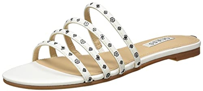 Guess Cevana/Sandalo (Sand, Sandalia Mujer, Whblk, 37 EU