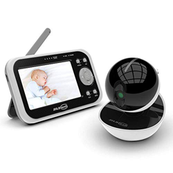 JSLBtech Vigilabebés Inalambrico con Cámara, Monitor de Bebé Visión Nocturna Pantalla LCD de 4.3", Comunicación Bidireccional, Visión Nocturna, Monito características