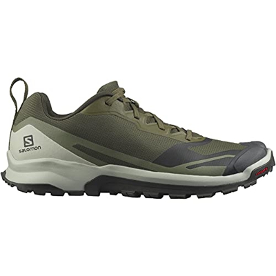 Salomon XA Collider 2 Hombre Zapatos de trail running, Verde (Olive Night/Mineral Gray/Peat), 45 ⅓ EU