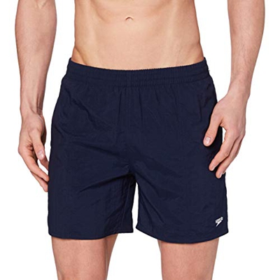 Speedo Solid Leisure - Bañador de natación para hombre, color azul marino, talla XS