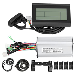 BTER Kit de Controlador de Motor de Bicicleta eléctrica, Controlador de Velocidad de Motor de Bicicleta eléctrica de 36 V / 48 V 500 W con Pantalla LC características