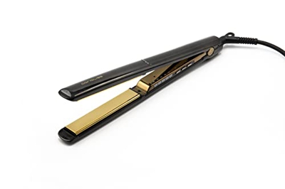 Corioliss C3 | Plancha de pelo para mujeres | Tecnología y placas de titanio para cabello fino | Plancha profesional con control de temperatura (Gold 