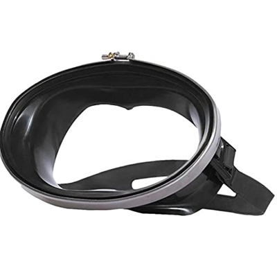 Onsinic Lente De Una Lente Clásico a Prueba De Fugas Snorkel Submarino Cubierta De Buceo Silicona Gafas De Silicona para Salvamento