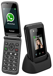 Funker C135I Comfort Pro - Telefono Móvil, Whatssapp, 3G, Pantalla Táctil con GPS y Botón SOS, Facil De Usar y Multimedia (Negro) características