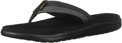 Teva Sandalia VOYA Flip, Pantuflas Hombre, Gris (Vori Black Gray Vgbr), 42 EU