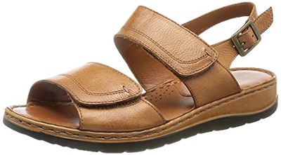 Caprice 9-9-28153-26, Sandalias Planas Mujer, Nut Nappa, 38 EU