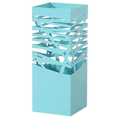 FBBSZSD Paraguas Soporte para sombrilla para Entrada Soporte para sombrilla de pie Cuadrado de Alta Capacidad, Estable, no Requiere ensamblaje/Azul / 