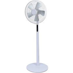 Ardes AR5D42PRW Silver 42PRW Ventilador de pie 5 aspas 40 cm Silver 3 niveles de velocidad con mando a distancia y temporizador, pantalla LED, altura  en oferta