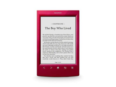 SONY READER 6 ROJO
