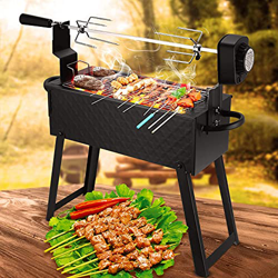 Bbq Kit de asador eléctrico Parrilla al aire libre Parrilla plegable Parrilla asada Pierna de cordero Estufa automática para el hogar Carbón eléctrico en oferta