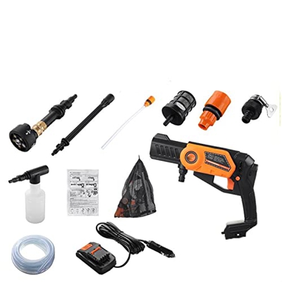 200w 0-4000mAh Lavadora de energía inalámbrica de Alta presión Aranderas de Lavado de Autos de Alta presión Auto Spray Jardín Agua Jet Herramientas de
