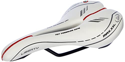 Cicli Bonin Monte Grappa MTB Liberty XXL Sillines, Unisex, Blanco, Talla única