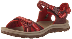 KEEN Terradora 2 Leather Open Toe, Sandalia, Mujer, Coral Rojo Oscuro, 36 EU en oferta
