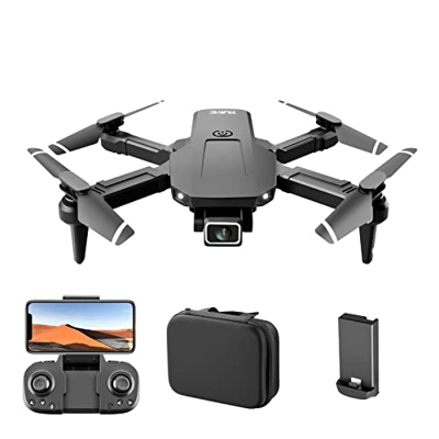 Lnarniaw Drone plegable con cámaras duales gran angular 4K HD, video en vivo 5G WiFi FPV, inicio / retorno con una tecla, retención de altitud, modo s