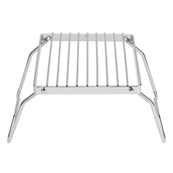 Ufolet Parrilla de Barbacoa, Parrilla de Barbacoa Plegable Resistente Al Calor, Mochileros, Playas para Barbacoas, Picnics, Fiestas Al Aire Libre, Via precio