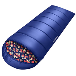 KingCamp Saco de dormir superior 4 temporada XL 400GSM Oversize impermeable para adultos camping senderismo noche 230 × 92 cm en oferta