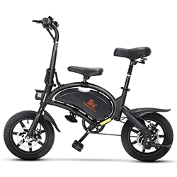 Bicicleta Electrica 14 Pulgadas, Bici Electrica con Extraíble Asiento Infantil, Frenos de Disco Dobles Bicicleta Electrica Plegable,Adultos Unisex- Ki precio