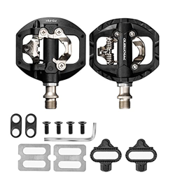 SPD Pedal, Multipurpose Dual Platform SPD Pedal Pedales Bicicleta Montaña para BMX, MTB, Spin Trekking E-Bike características