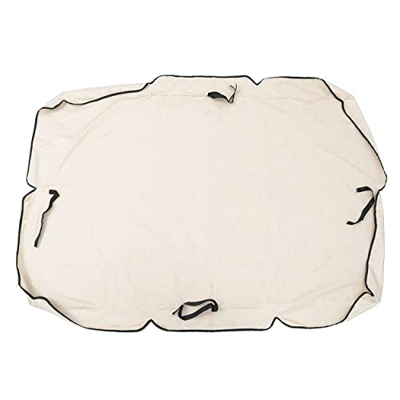 Triamisus Al Aire Libre, jardín, Patio, Columpio, sombrilla, Cubierta, toldo, Asiento, Cubierta Superior, sombrilla, Beige, Tres plazas, 190x132x15cm