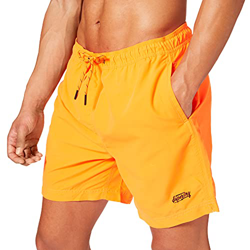 Superdry Venice Swim Short Pantalones Cortos para Tabla, Orange Chill, L para Hombre precio