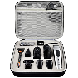 Funda para recortadora de barba Braun para hombre, funda para recortadora de pelo y afeitadora Braun 10 en 1, estuche para MGK7220, MGK5280, MGK7221 y características
