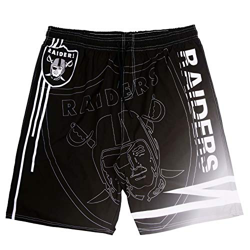 Troncos de natación para Hombre Raiders Pantalón de Playa Pantalones Cortos Deportivos para Correr para Nadar y Surf L características