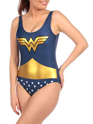 DC Comics Bañador para Mujer Wonder Woman Mujer Maravilla Azul Large características