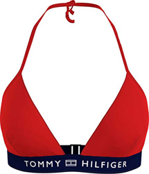 Tommy Hilfiger Triángulo Fijo Parte Superior de Bikini, Fireworks, M para Mujer características