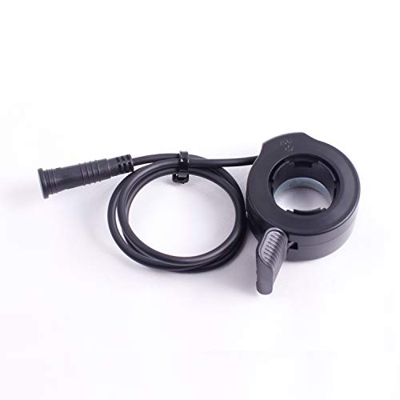 DERUIZ Ebike Pulgar Acelerador Control de Velocidad Asamblea Acelerador Mango Barra Twist para Ebike Bicicleta Eléctrica