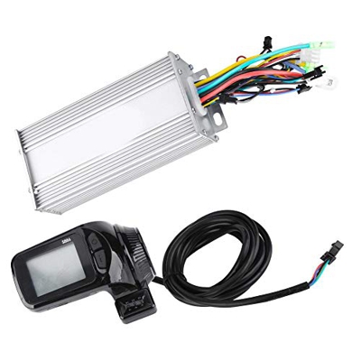 Controlador sin escobillas de motor E-Bike, 24V/36V/48V/60V 1000W Panel LCD impermeable Kit de controlador sin escobillas de motor para bicicleta eléc