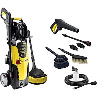 Lavor 8.086.0171C Hidrolimpiadora de agua fría STM 160 WPS Plus con sistema de lavado, 2500 W, 230 V, Equipada con una gran cantidad de accesorios