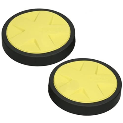 SPARES2GO Juego de ruedas compatible con Karcher K3 K4 K5 2 ruedas 160mm