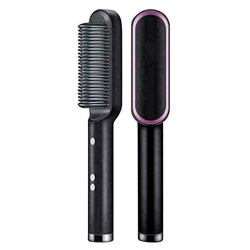 COOLEAD Cepillo Alisador de Pelo Cepillo para Alisar el Cabello Iones para Damas Cepillo Moldeador Eléctrico de Cerámica Alisador de Cabello Calentado características