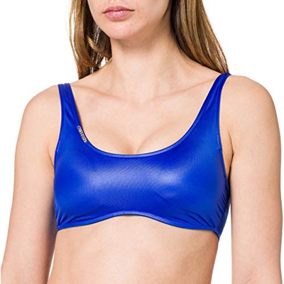 Calvin Klein Bralette-rp Parte Superior de Bikini, Sapphire Blue, XS para Mujer