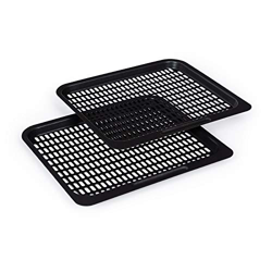 Klarstein AeroVital Fry Accesorio rejillas - 2 bandejas de 24 x 20 cm, Revestimiento antiadherente en oferta