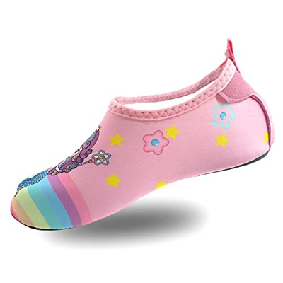 PTHTECHUS Niño Zapatos de Agua Sandalias Descalzas Barefoot Calcetines Respirable Secado rápido Sandalias Nadar Proteger Los Pies Niños