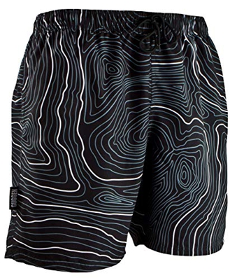 GUGGEN Banador de Natacion para Hombre Traje de Bano Color Blanco XXXL