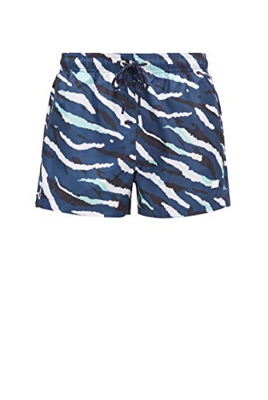BOSS Tigershark Pantalones Cortos, Abrir Blue461, L para Hombre